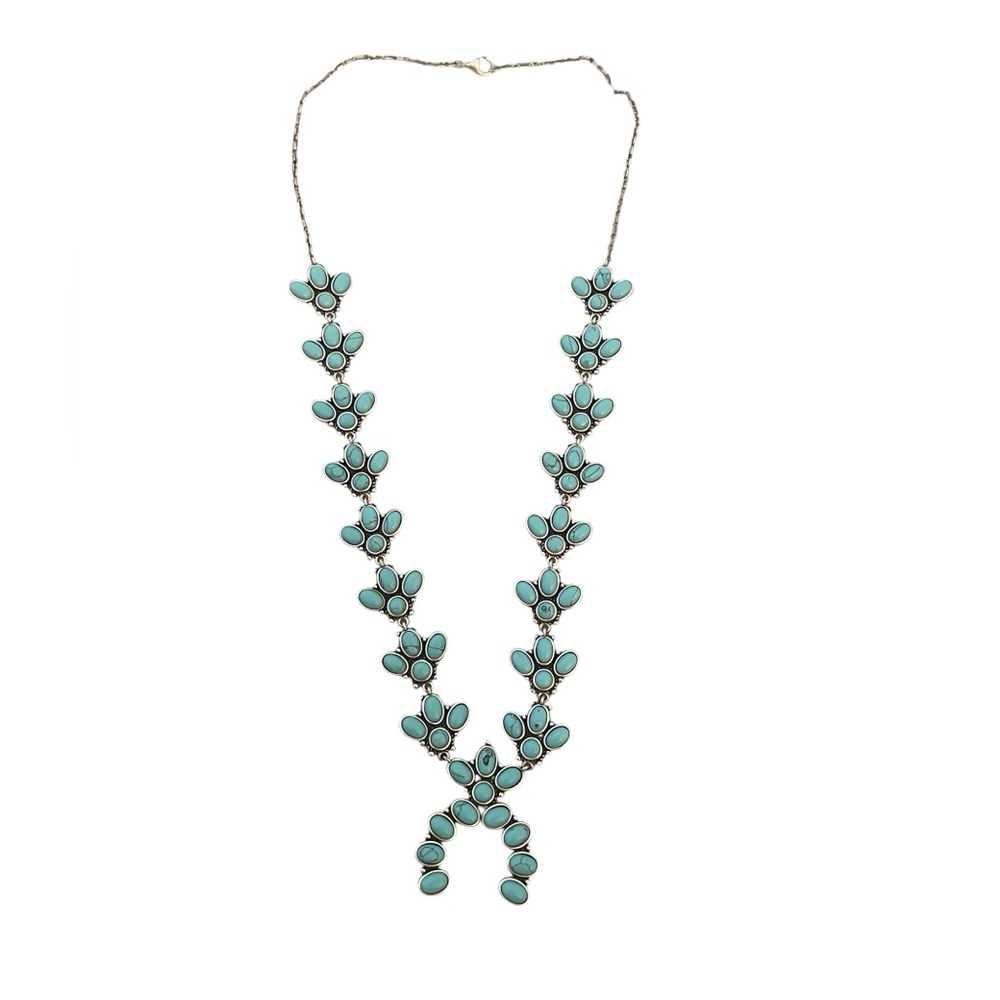 Sterling Silver Turquoise Necklace/ Choker